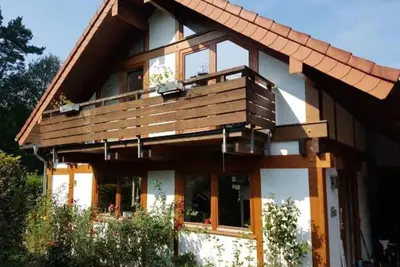Image de Chambre jusqu'Ă 4 personnes avec salle de bain et terrasse juste avant Cologne / Messe