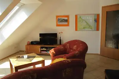 Image de Appartement pour 4-8 personnes, avec jardin, animaux domestiques possibles, à quelques minutes de la plage