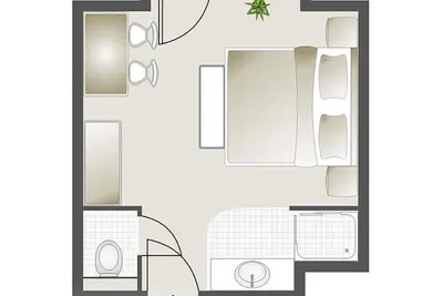 Image de Chambre double avec douche, Wc avec balcon - 1. Zirben-Pension LĂĽftenegger