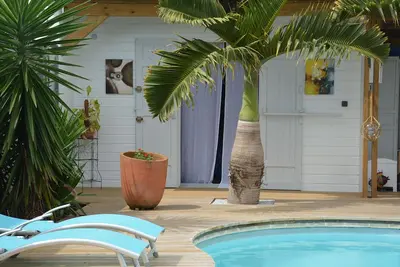 Image de Chalet de charme \"La Laurma\", privé et éthique, avec piscine privative
