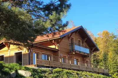 Image de La Bresse chalet vue montagne sauna panoramique