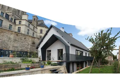 Image de In the heart of Caen, contemporary house, with views of the abbey and terraced gardens