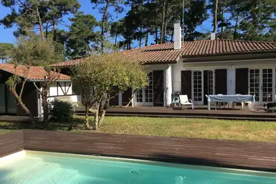 Image de Seignosse-Plage Les Bourdaines : maison avec piscine