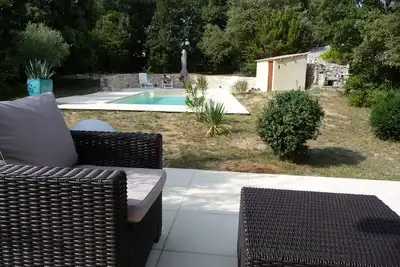 Image de Villa à Orgnac l'Aven piscine privée et belle vue dominante sur Cévennes