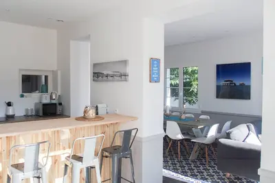 Image de Charmante Villa rénovée Mimizan plage, la plage à moins de 100 mètres!