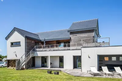 Villa du Bay avec piscine intérieure privée 12 personnes