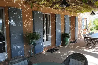 Image de Belle Bastide Aixoise, clim et piscine, située au coeur des paysages de Cézanne