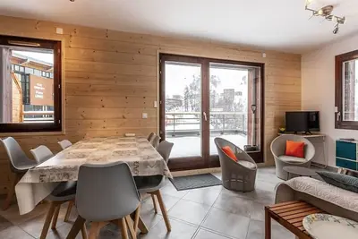 Image de Charmant appartement au cœur de La Plagne avec cuisine équipée et accès rapide aux pistes