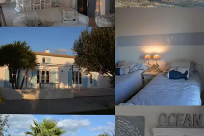 Image de Villa de standing avec piscine dans un environnement calme et sauvage