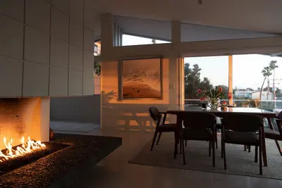Image de Maison de plage moderne du milieu du siècle