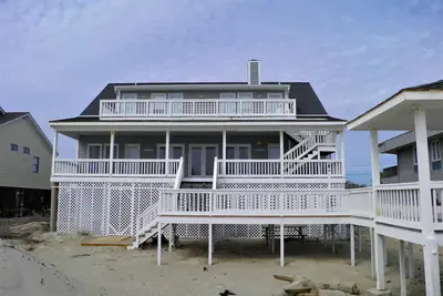 Ocean Front-Private Walkway To Beach - Inlet Views - Private Inlet Dock