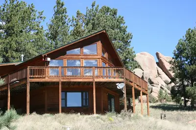 Image de Magnifique maison de montagne avec de belles vues de Pikes Peak