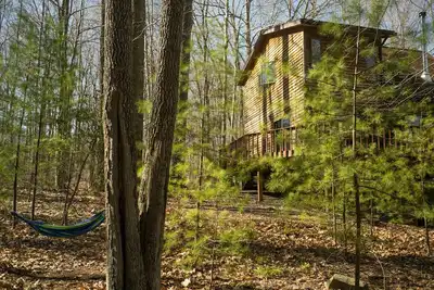 Image de Maison de détente dans la forêt de Catskills près de Pretty Pond - près de Woodstock / Phoenicia