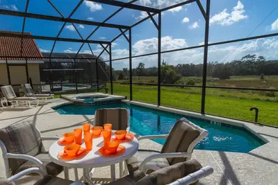 Image de Orlando piscine maison avec superbe vue près de Disney et golf