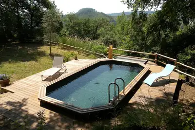 Image de Chalet de lune de miel dans une réserve naturelle avec piscine privée! Bienvenue au paradis!