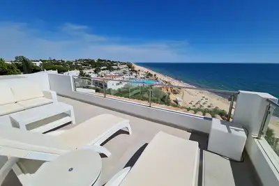 Superbe vue sur la mer, 3 Chambre maison moderne Surplombant plage Vale do Lobo