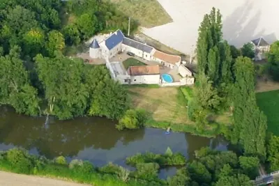 Image de Maison du XIXème siècle dans un domaine du XIVème siècle-Etang-Pêche