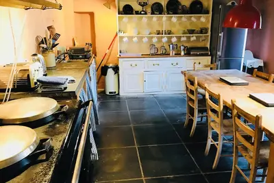 Image de Conversion de grange de Boden supérieur dans un cadre rural idyllique