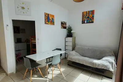 Image de Maison mitoyenne 6 couchages  +1 bébé climatisée à100m de la plage et, commerce