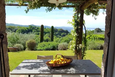 Image de Piscine Privee Avec Vue Lac!