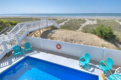 Image de Belle maison au bord de l'océan sur la famille Holden Beach Nc!