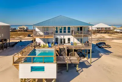 Island Fever - 6 chambres, 5 bains, front de mer du Golfe, accessible aux personnes handicapées