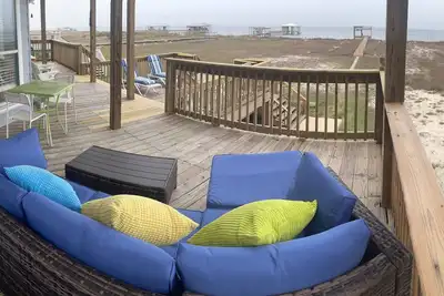 Vues Incroyables / Beachfront! Dock, Chiens Ok, De La Plage PRIVÉE Golfe Et Baie!