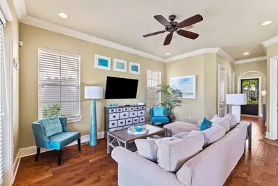 Image de Panier De Golf, Piscine Et Plage! «Baytowne» Sandestin, luxe sur deux étages