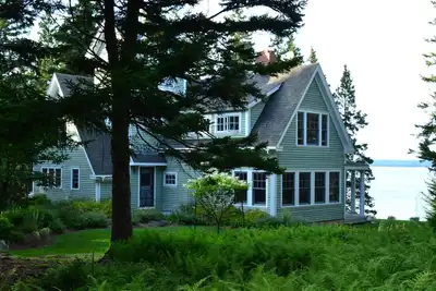 Image de Islesboro île Maine Oceanfront Accueil le 12 Acres privée