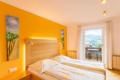 Image de Chambre double \"Waldbuche\" avec balcon - Haus Bergblick