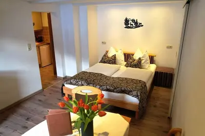 Image de Appartement Gamskar / salon / chambre à coucher / douche, Wc - Gruber, Appartements Résidence