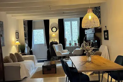 Image de Maison typique rénovée Port Barfleur au calme jardin clos Wifi