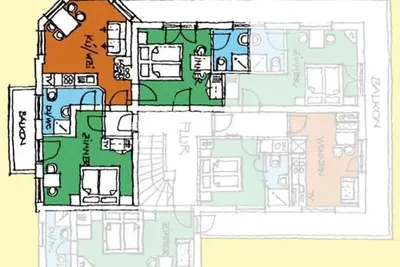 Image de App. Type B \/ 2 chambres \/ douche, Wc - Rosina Aberger, maison