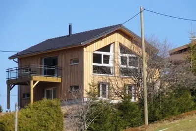 Image de Grand Chalet Contemporain avec superbe vue
