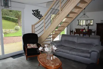 Image de village proche de Saint-Valéry \" Villa dans un écrin de verdure \" 1700m2