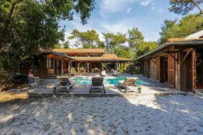 Image de Maison de charme au Cap Ferret même avec piscine privée dans un havre de paix