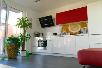Appartement avec vue sur le Rhin, 125 m², 4 pièces, mobilier design
