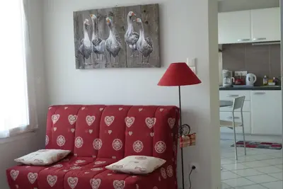 Image de Appartement, Stud 1 chambre, 1 couchage, proche centre ville, entièrement équip