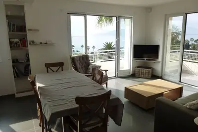 Image de ❤️Magnifique Appartement Cannes❤️ Vue Mer, 52m2, 100 M De La Plage, Clim, Parking,