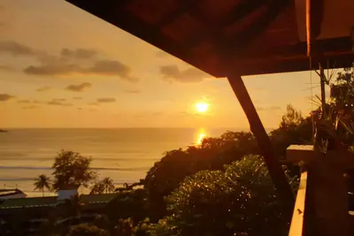 Image de Meilleure vue sur la plage et la mer depuis le superbe appartement conçu par l'hôtel Oriental Bangkok