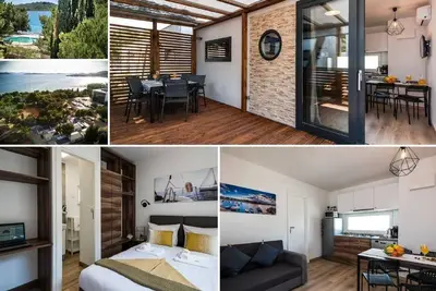 Image de Maison de vacances Vodice pour 1 - 7 personnes avec 2 chambres à coucher - Maison de vacances