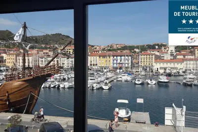 Image de Meublé de tourisme face au Port de plaisance de Port-Vendres, Climatisé, Parking