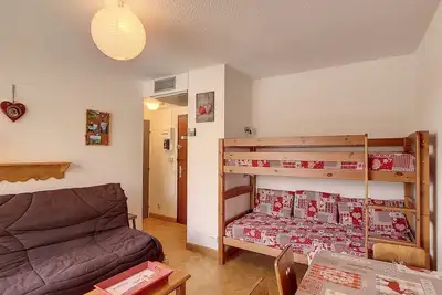 Image de Studio cosy à 30m des pistes, cœur de station, bien équipé pour 4 personnes