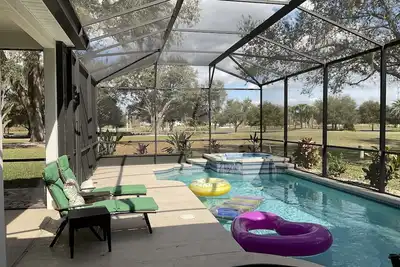 Image de Haut de gamme 4 chambres 3 salles de bain sur le parcours de golf - Piscine / Spa / Lanai - Great FloorPlan