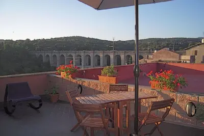 Image de Penthouse dans le centre de Ariccia, près de Rome avec terrasse panoramique