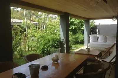 Image de Appartement terrasse couverte – Presqu'île Cap Ferret, Piraillan avec jardin