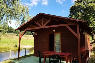 Image de Chalet Nature – simplicité et vue sur l’Étang 2\/4 pers - 2 chambres - sans sanitaires 4 personnes