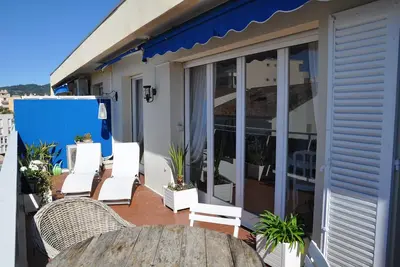 Image de Cannes Lumineux F3 à 5mn plage 2 mn commerces garage appt 2 ch 1 Sdb 4 pers 76m2