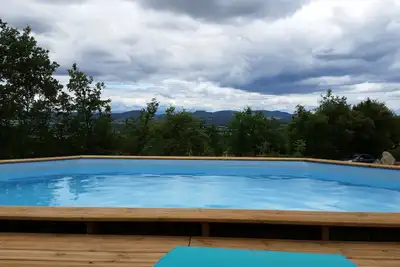 Image de Très joli Mazet avec piscine et vue panoramique sur les Cévennes