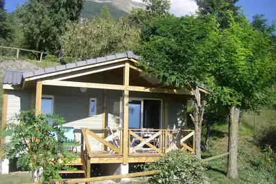 Image de Chalet avec vue imprenable sur le lac de Serre-Ponçon